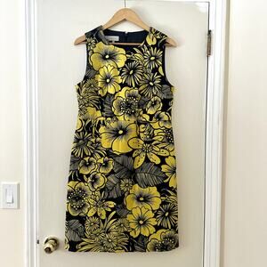 Hobbs London Carine Floral Sheath Dress Sz 10
